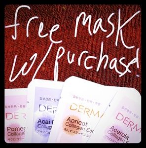 Free beauty face mask w/every purchase!